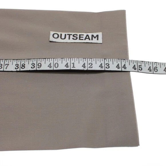 Meyer NWT Dress Pants Size 33 Stocky (52 US) Bonn in Solid Beige Wool Blend